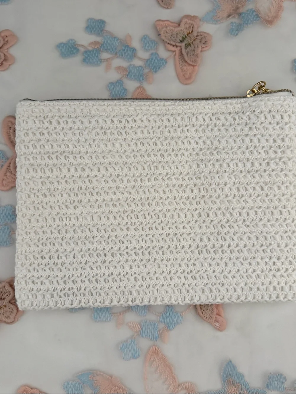 Dior crochet clutch